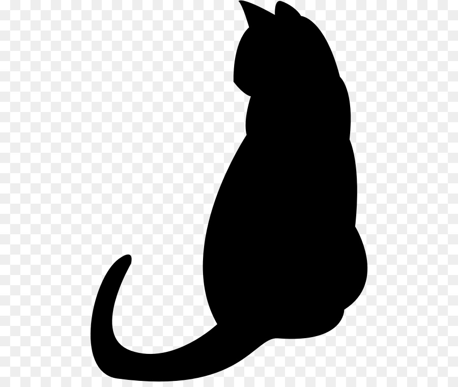 Cat Kitten Silhouette Clip art - Cat png download - 546*750 - Free Transparent Cat png Download.
