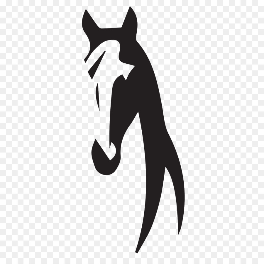 Cat Logo Canidae Dog Silhouette - horse head png download - 950*950 - Free Transparent Cat png Download.