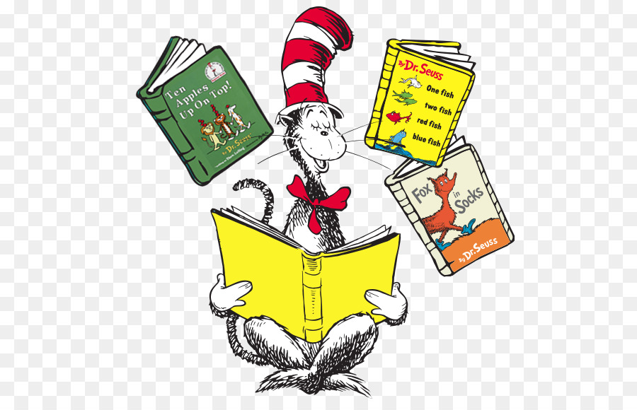 The Cat in the Hat Fox in Socks Green Eggs and Ham Read Across America Wacky Wednesday - dr seuss png download - 555*571 - Free Transparent Cat In The Hat png Download.