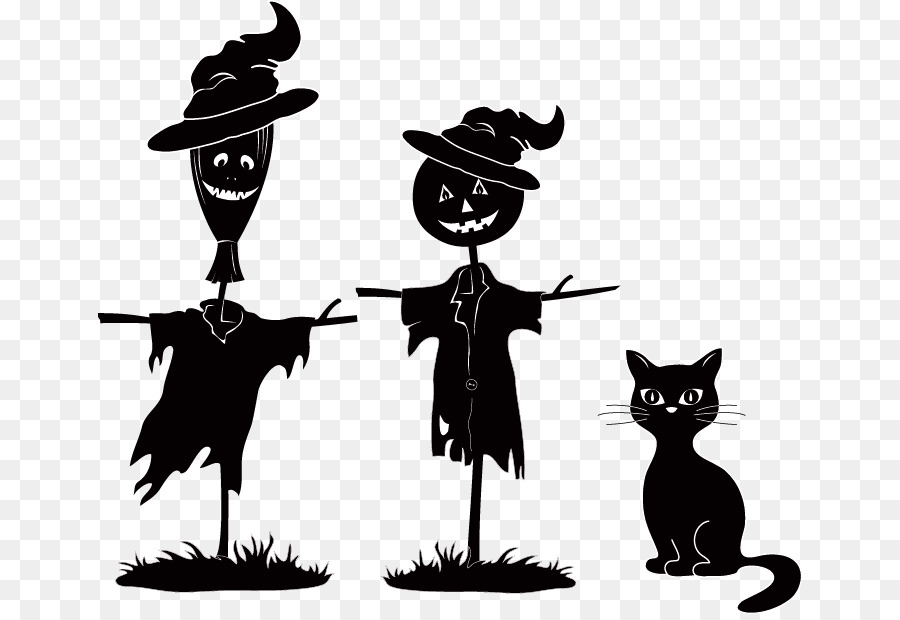 Halloween Royalty-free Silhouette Clip art - Halloween background png download - 704*614 - Free Transparent Halloween  png Download.