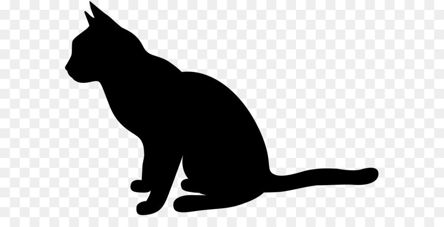Cat Silhouette Clip art - Cat Silhouette PNG Clip Art Image png download - 8000*5447 - Free Transparent Cat png Download.