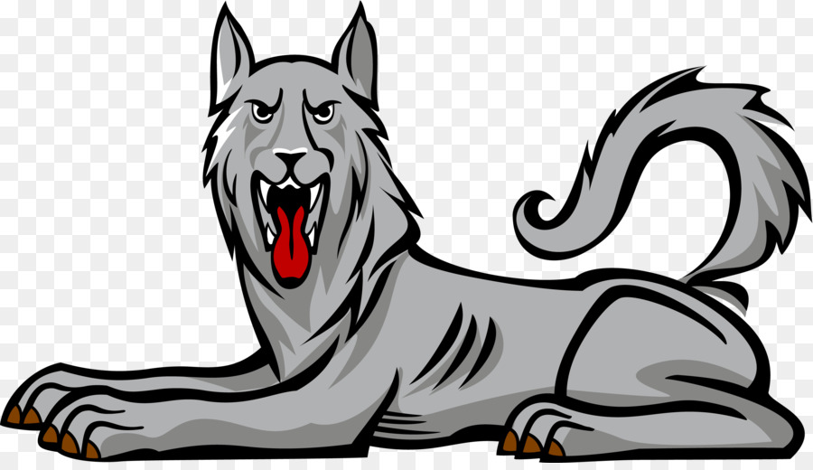 Gray wolf Wolves in heraldry Coat of arms Crest - lie down png download - 3000*1706 - Free Transparent Gray Wolf png Download.