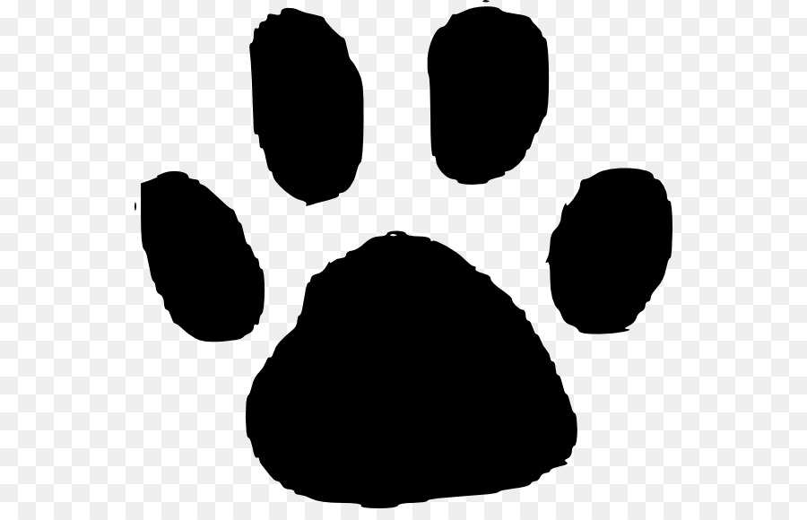 Tiger Dog Cat Animal track Paw - Animal Footprints Cliparts png download - 600*567 - Free Transparent Tiger png Download.