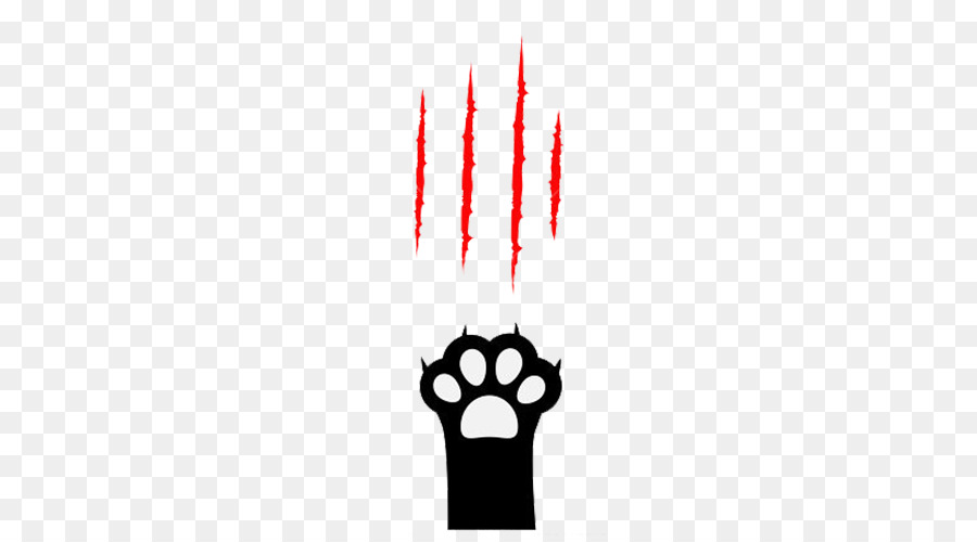 Cat Claw Paw Scratching - Cartoon cat paw print png download - 500*500 - Free Transparent Cat png Download.