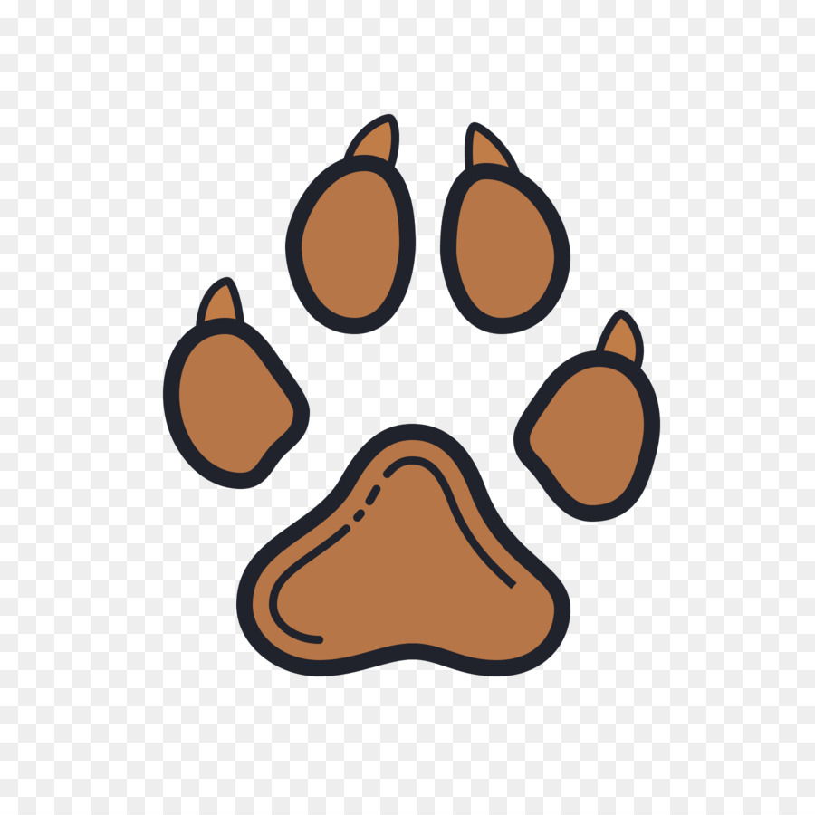 Dog Cat Paw Silhouette Clip art - dog png download - 1600*1600 - Free Transparent Dog png Download.