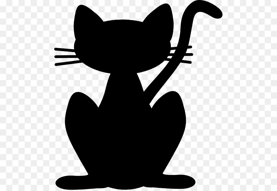 Cat Silhouette Clip art - Cat png download - 547*616 - Free Transparent Cat png Download.