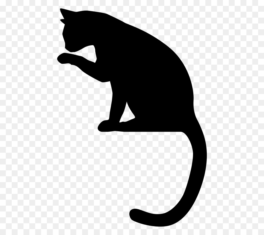 Black cat Silhouette Clip art - Cat png download - 800*800 - Free Transparent Cat png Download.