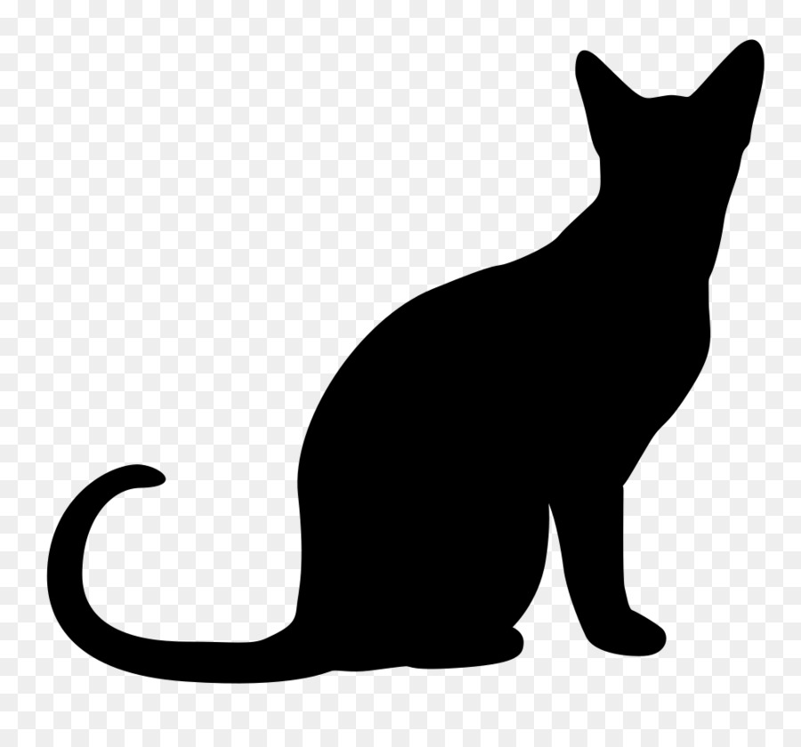 Cat Silhouette Clip art - cats sitting png download - 1000*912 - Free Transparent Cat png Download.
