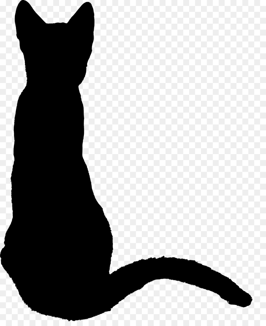 Cat Kitten Silhouette Drawing - animal silhouettes png download - 2743*3303 - Free Transparent Cat png Download.