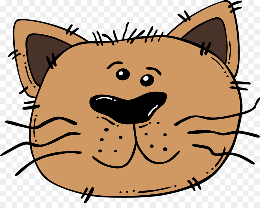 Cat Kitten Cartoon Clip art - Cat Face Silhouette png download - 958*748 - Free Transparent  png Download.