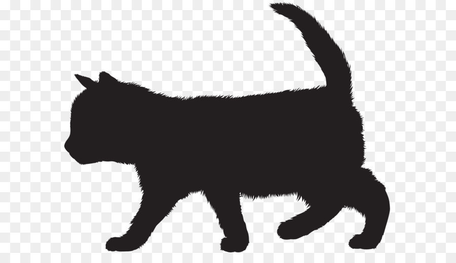 Kitten Black cat Silhouette - Kitten Silhouette PNG Clip Art Image png download - 8000*6190 - Free Transparent Kitten png Download.