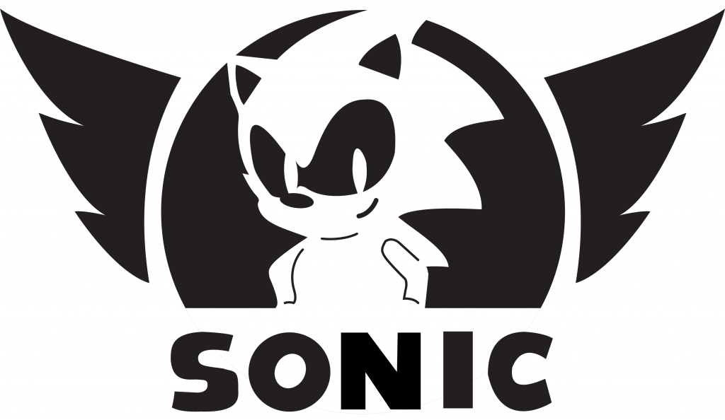 Sonic The Hedgehog Stencil Jack o lantern Pumpkin Clip Art Batman 
