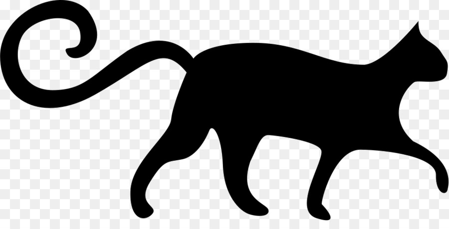 Cat Silhouette Portable Network Graphics Vector graphics Clip art - animal silhouettes png cat png download - 981*483 - Free Transparent Cat png Download.