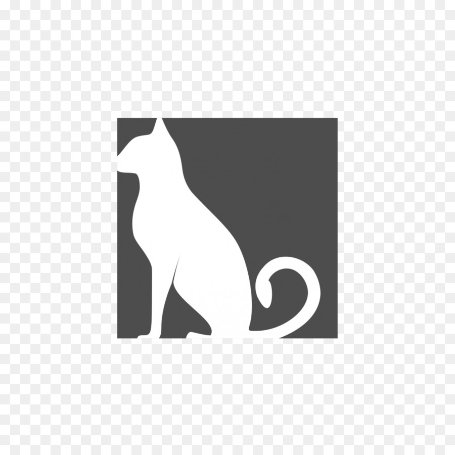 Cat Logo Dog Silhouette Stencil - objects png download - 999*999 - Free Transparent Cat png Download.