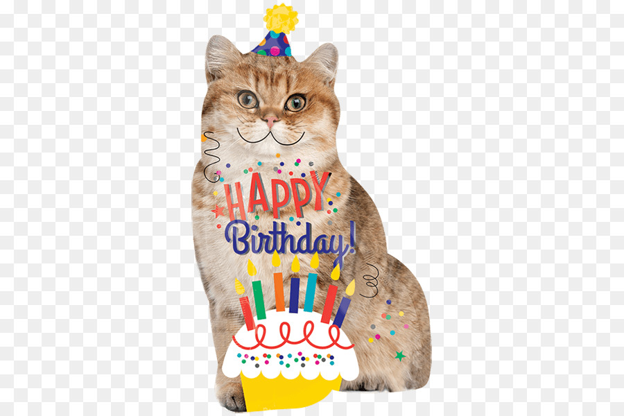 Birthday cake Cat Kitten Balloon - Cat png download - 600*600 - Free Transparent Birthday Cake png Download.