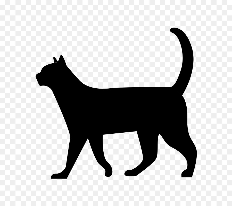 Cat Kitten Silhouette Clip art - healthy eating habits png download - 800*800 - Free Transparent Cat png Download.