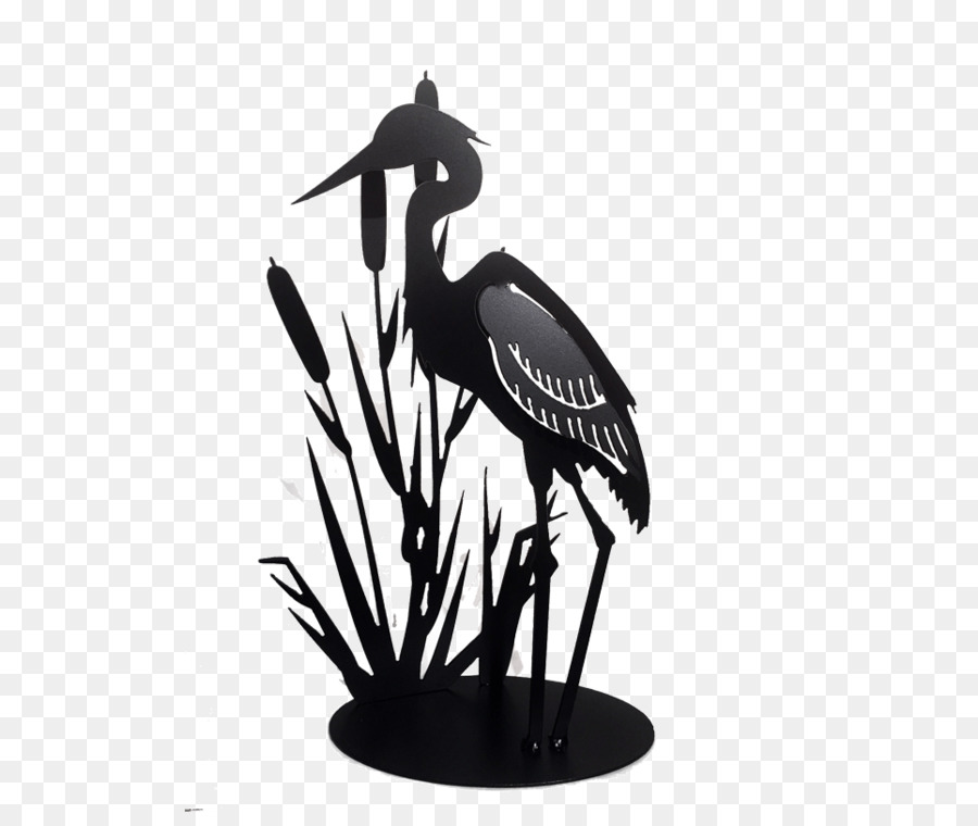 Art Bird Metal Silhouette Cattail - Bird png download - 560*747 - Free Transparent Art png Download.