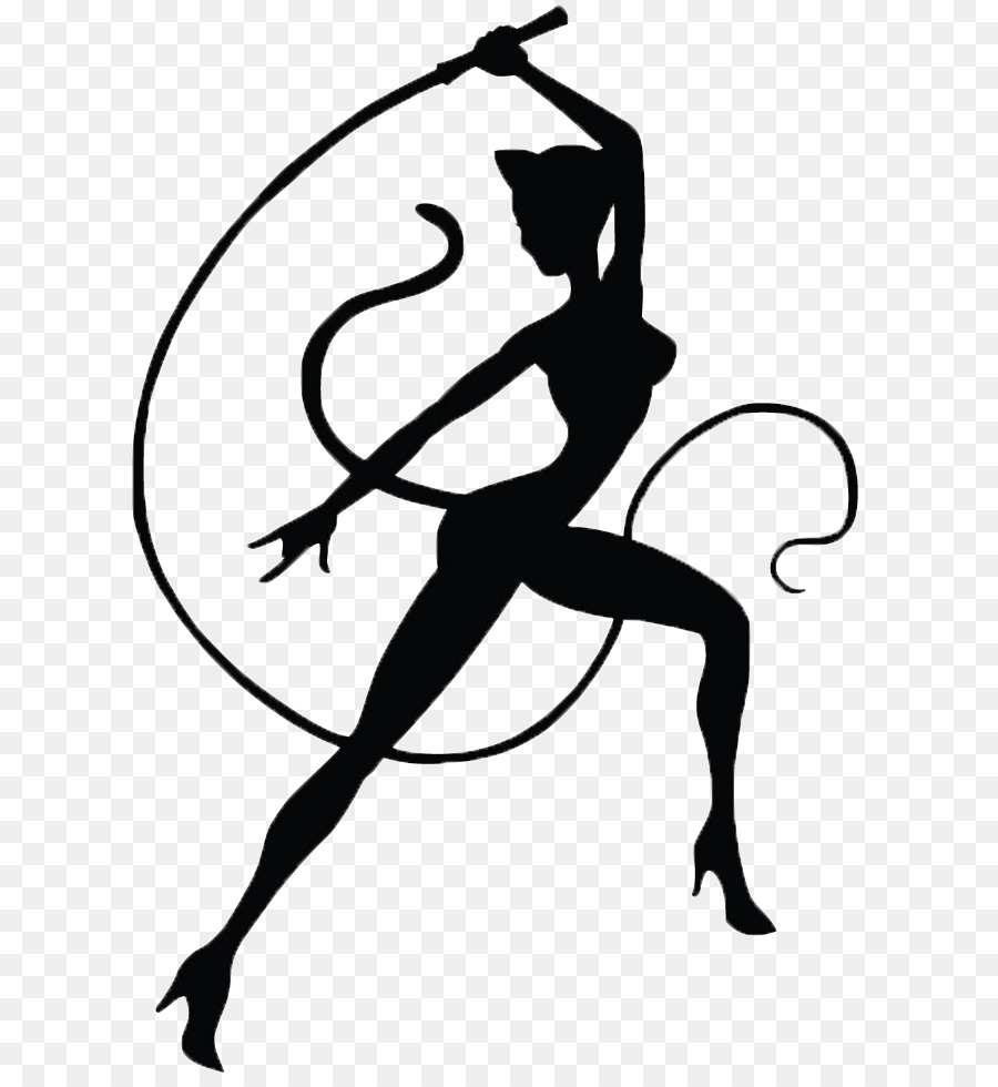 Clip Arts Related To : Catwoman Silhouette Female Clip art - woman silhouet...