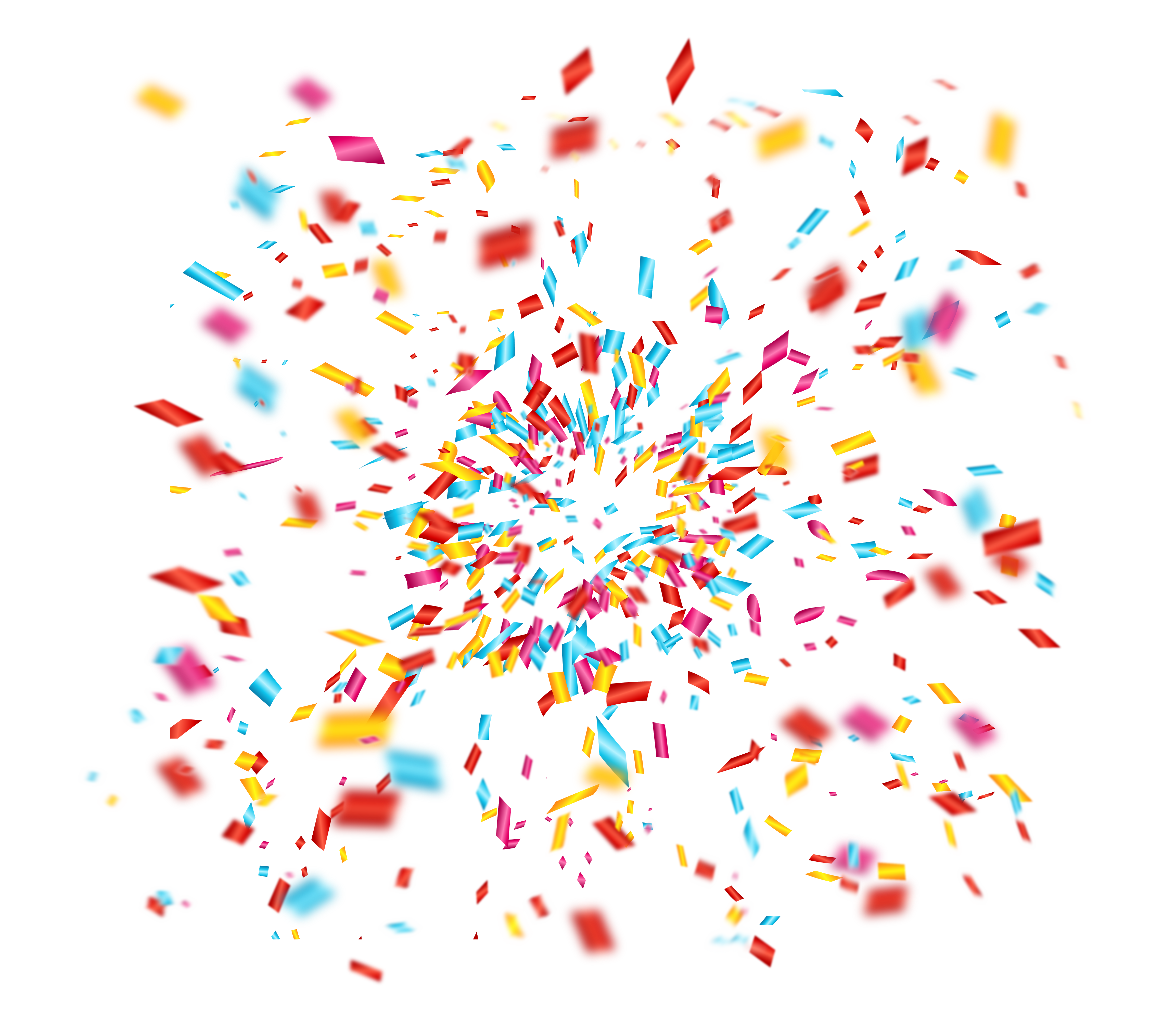 Confetti Party Clip art - Celebrate fireworks png download - 4612*4048