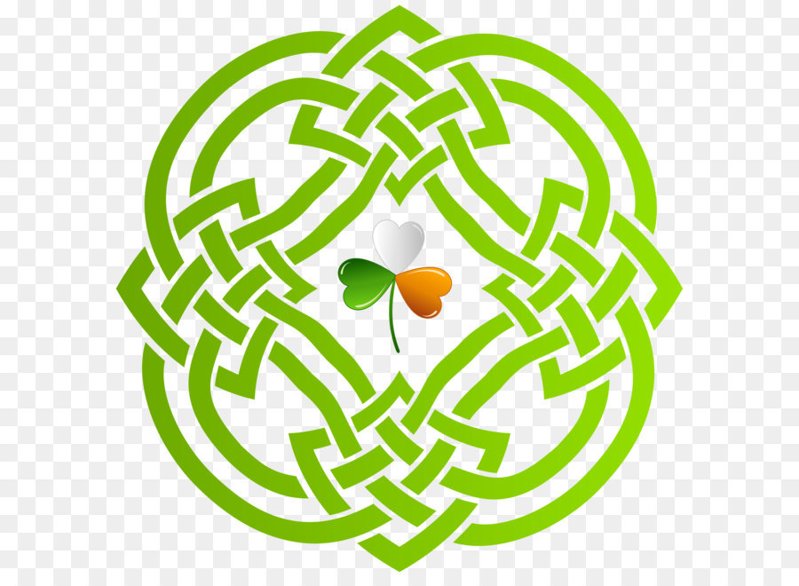 Celtic knot Celts Triquetra Clip art - Celtic Knot and Irish Shamrock Transparent PNG Clip Art Image png download - 6000*6000 - Free Transparent Ireland png Download.