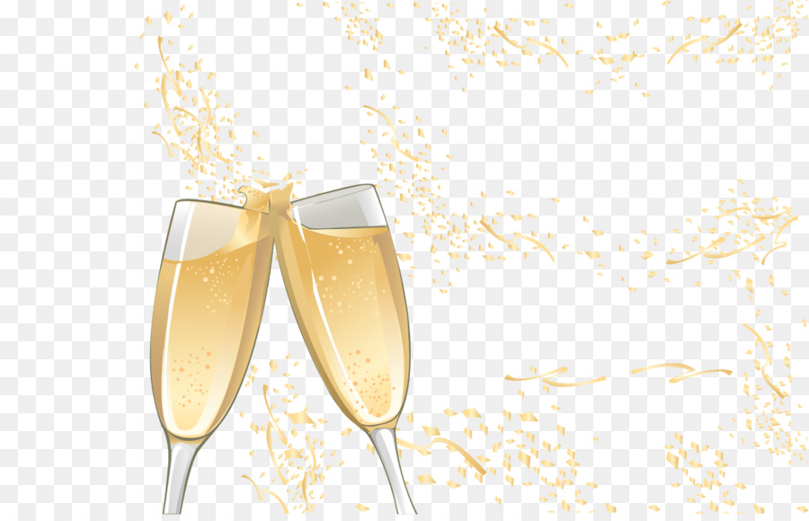 Champagne glass Yellow - Celebration toast png download - 1411*899 - Free Transparent Champagne png Download.
