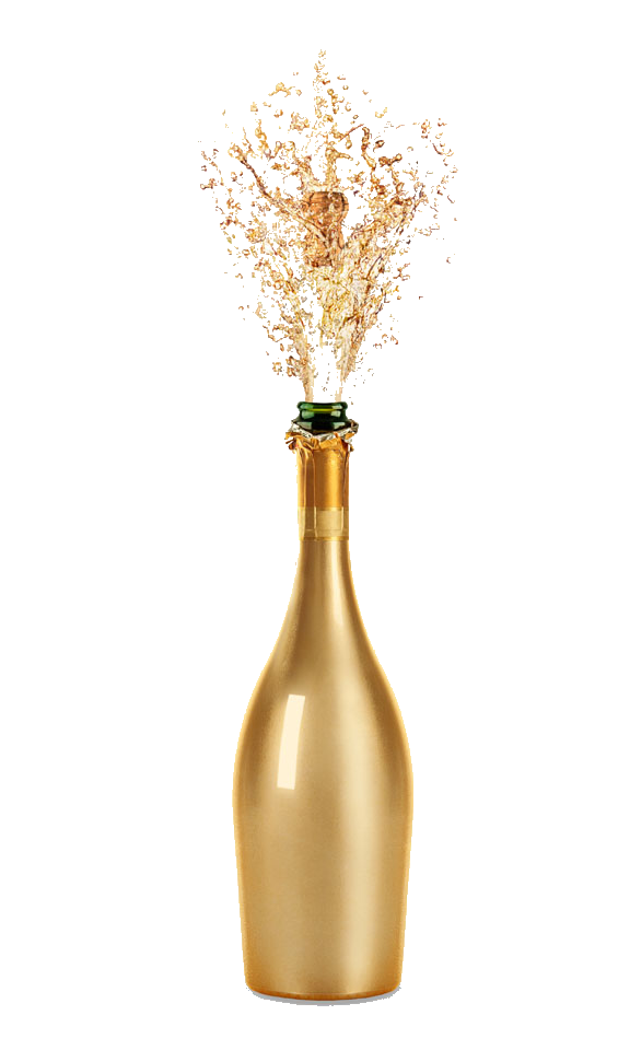 Champagne Wine Glass Fizz Gold Champagne Png Download 565960