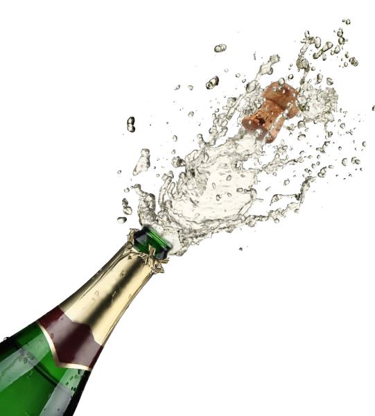 Champagne Sparkling Wine Bottle Cork Champagne Popping Png Free
