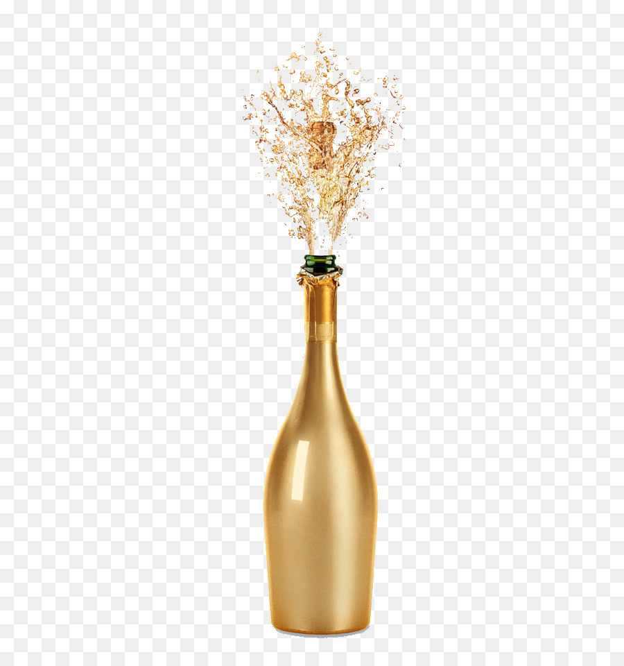 Champagne Wine glass Fizz - Gold champagne png download - 565*960 - Free Transparent Champagne png Download.