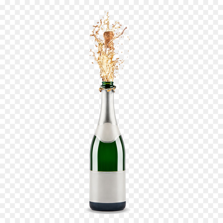 Champagne Wine Bottle - Spilled champagne png download - 1000*1000 - Free Transparent Champagne png Download.