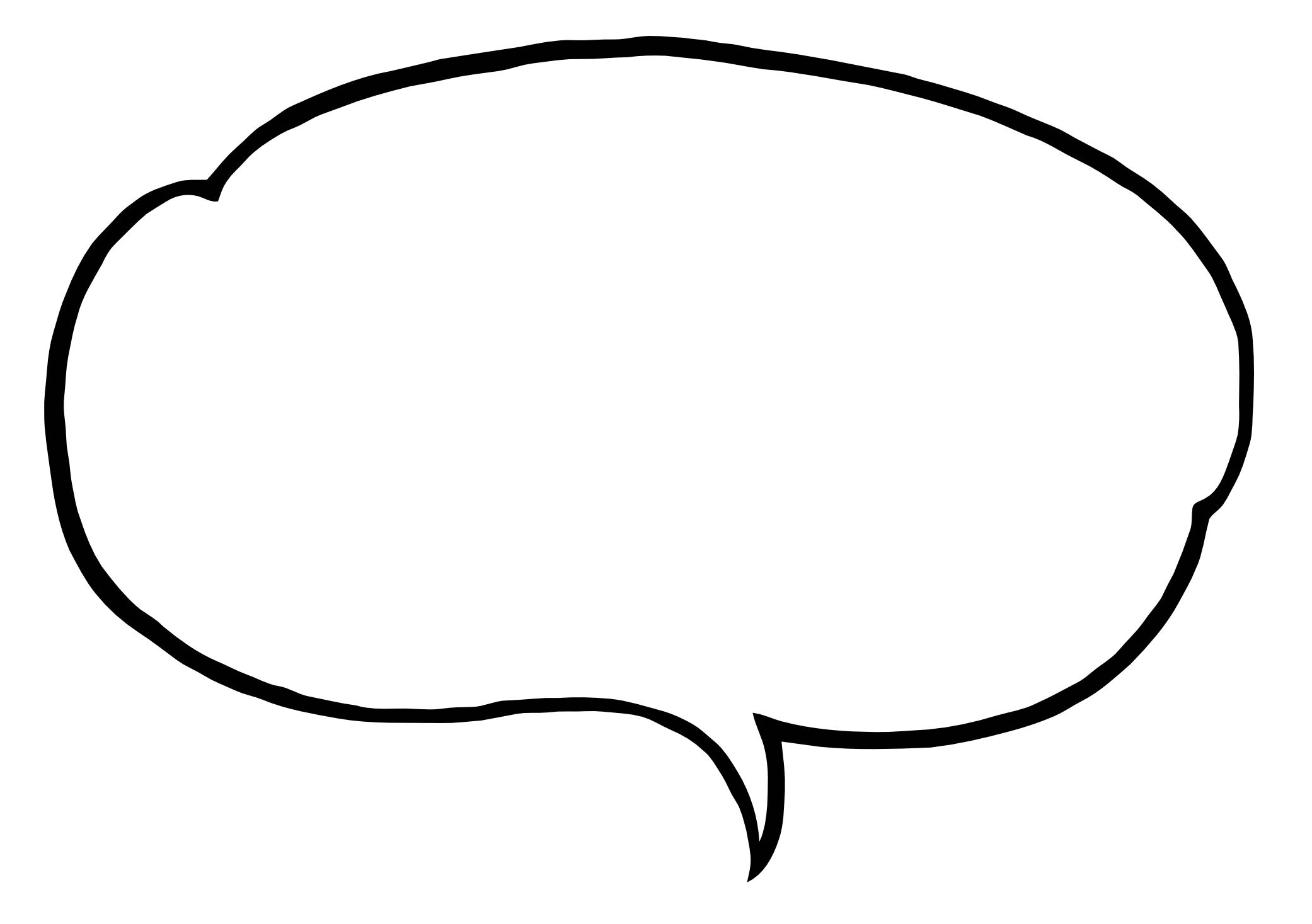 Black and white Eyewear Clip art - Speech Bubble png download - 2082*