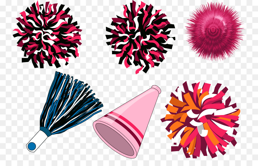 Pom-pom Cheerleading Euclidean vector Dance squad - Cheerleading curd png download - 811*567 - Free Transparent Pom Pom png Download.