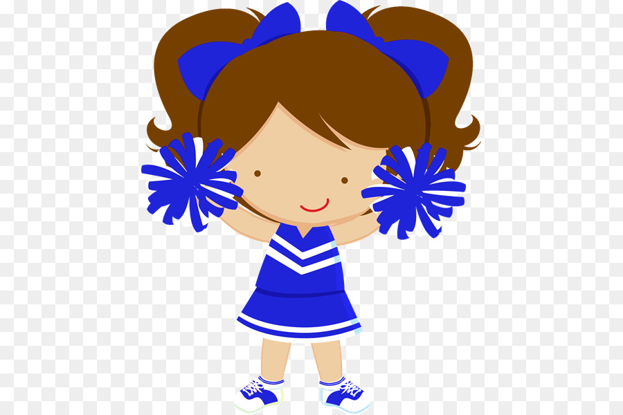 Cheerleading Free content Clip art - Blue Cheerleader Cliparts png download - 491*600 - Free Transparent Cheerleading png Download.