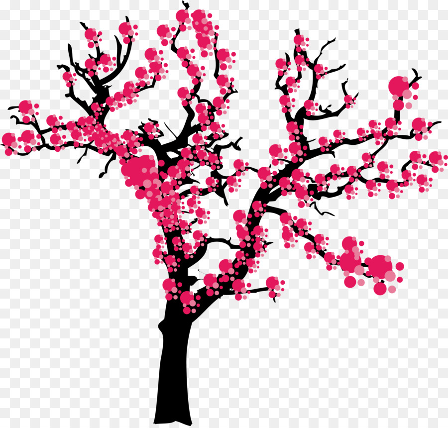 Japan United States Cherry blossom - Plum Tree Vector png download - 2562*2437 - Free Transparent Japan png Download.