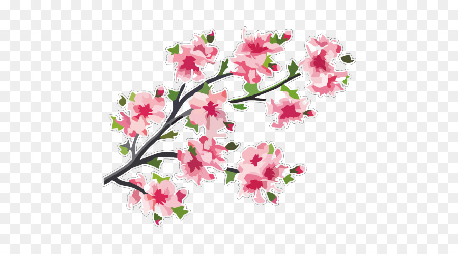 Japan Cherry blossom Vector graphics Branch - japan png download - 500*500 - Free Transparent Japan png Download.