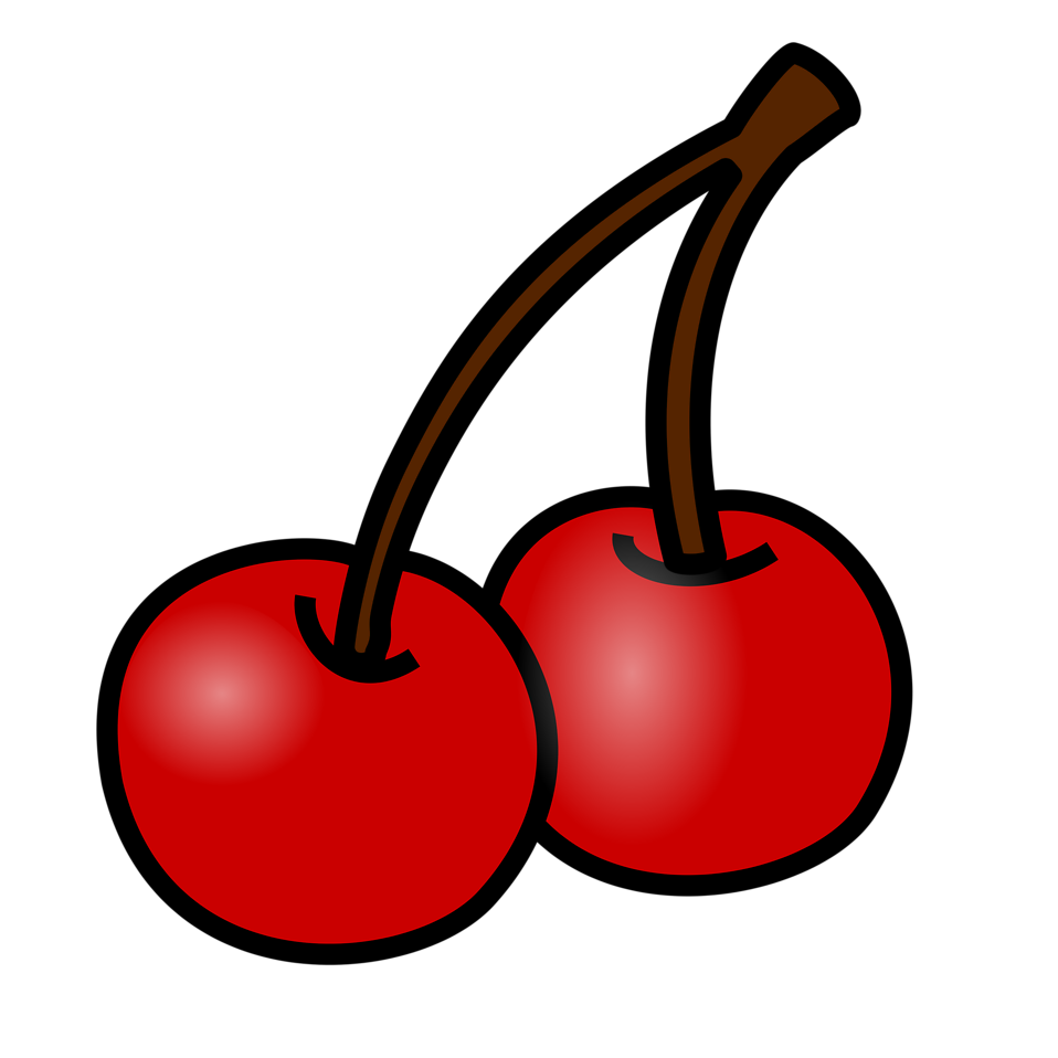Cherry Drawing Fruit Clip Art Cherries Png Download 958958 Free