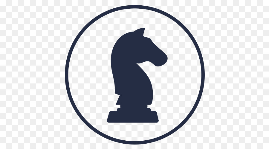 Chess Bishop Knight Silhouette Clip art - chess png download - 500*500 - Free Transparent Chess png Download.