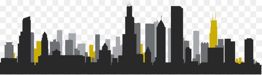 Chicago Skyline Royalty-free - gotham-city png download - 1083*311 - Free Transparent Chicago png Download.
