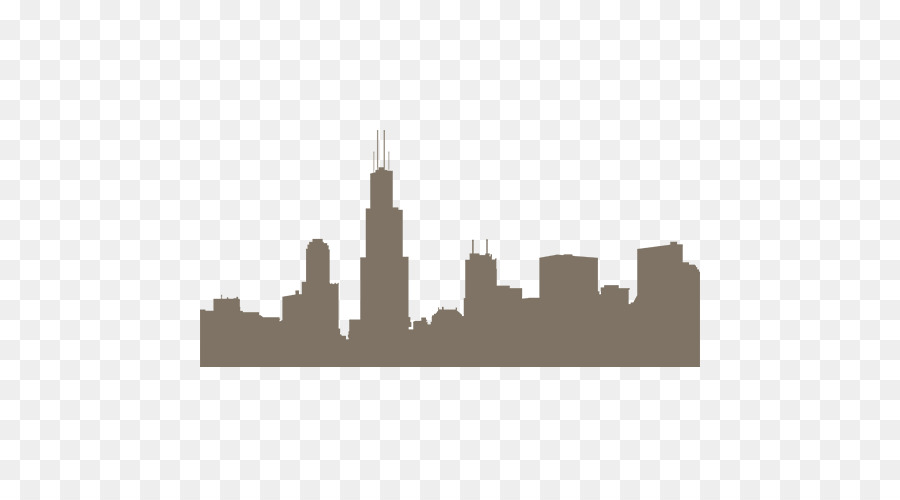 Chicago Skyline Stock photography Vector graphics - silhouette png download - 500*500 - Free Transparent Chicago png Download.