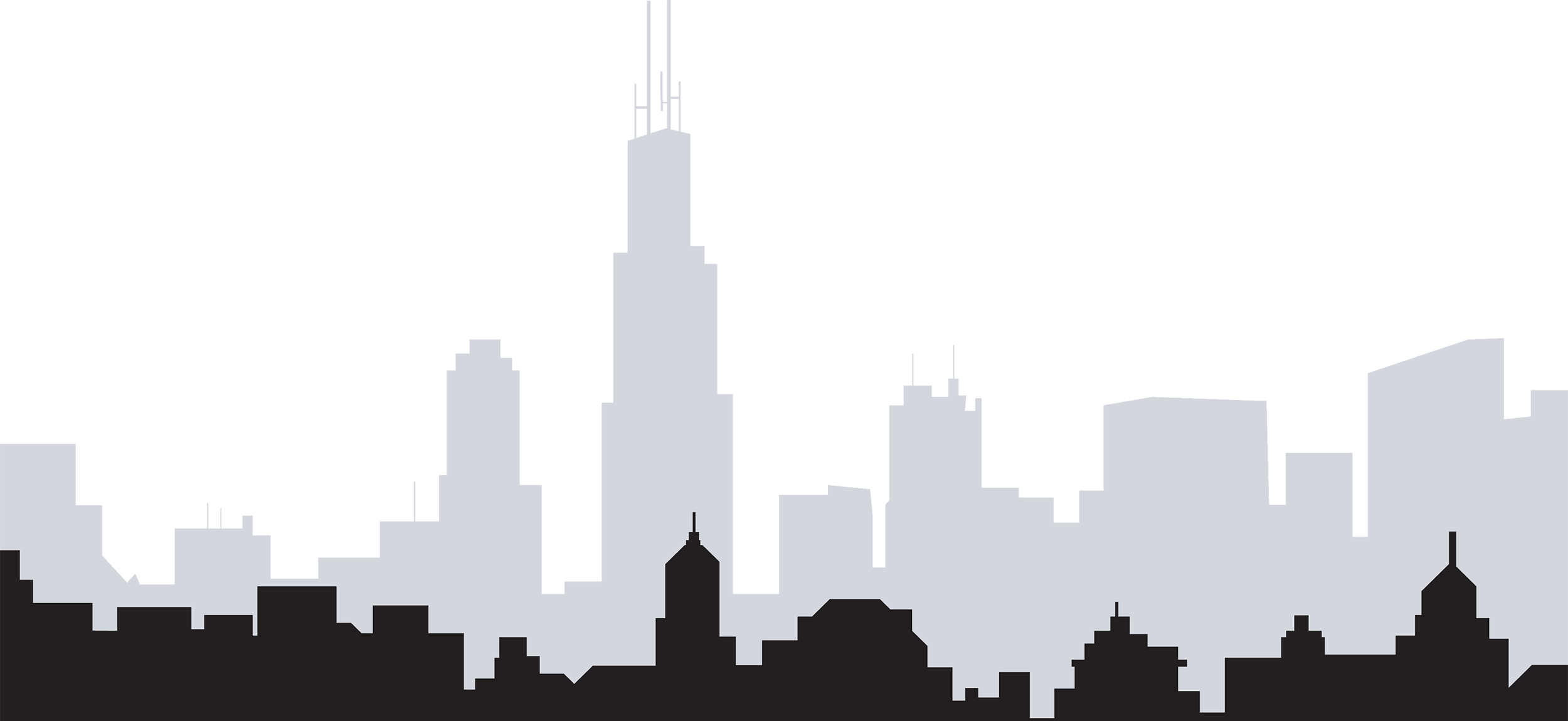 Chicago Skyline The Wirt-Rivette Group - creative dividing line