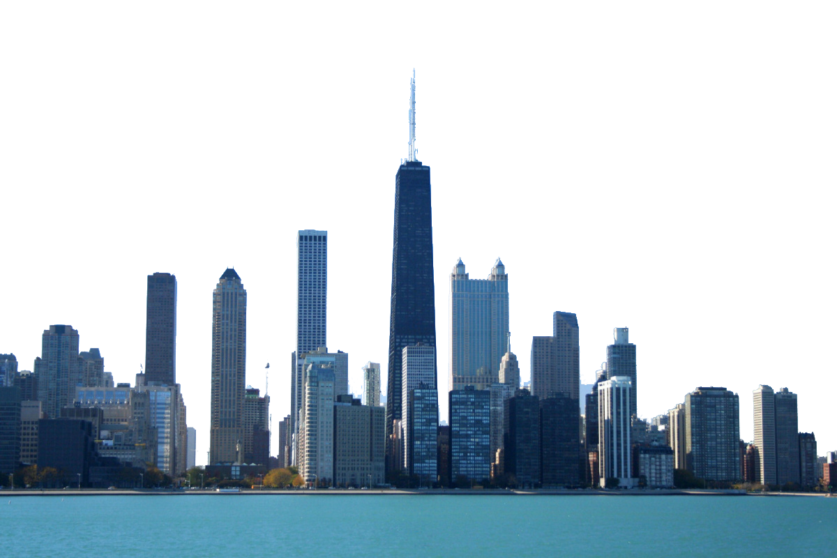 Chicago Skyline Toronto Silhouette Concert - Silhouette png download