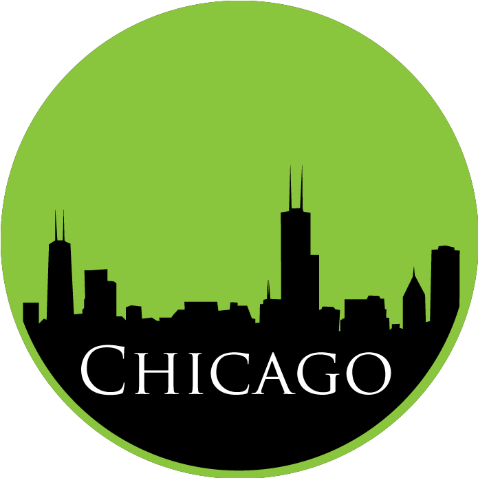 Text Chicago Skyline Chicago Skyline Decal - Silhouette png download