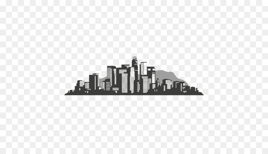 Los Angeles Skyline Silhouette - city silhouette png download - 512*512 - Free Transparent Los Angeles png Download.