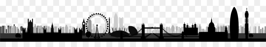 Skyline Silhouette - london png download - 3000*500 - Free Transparent Skyline png Download.
