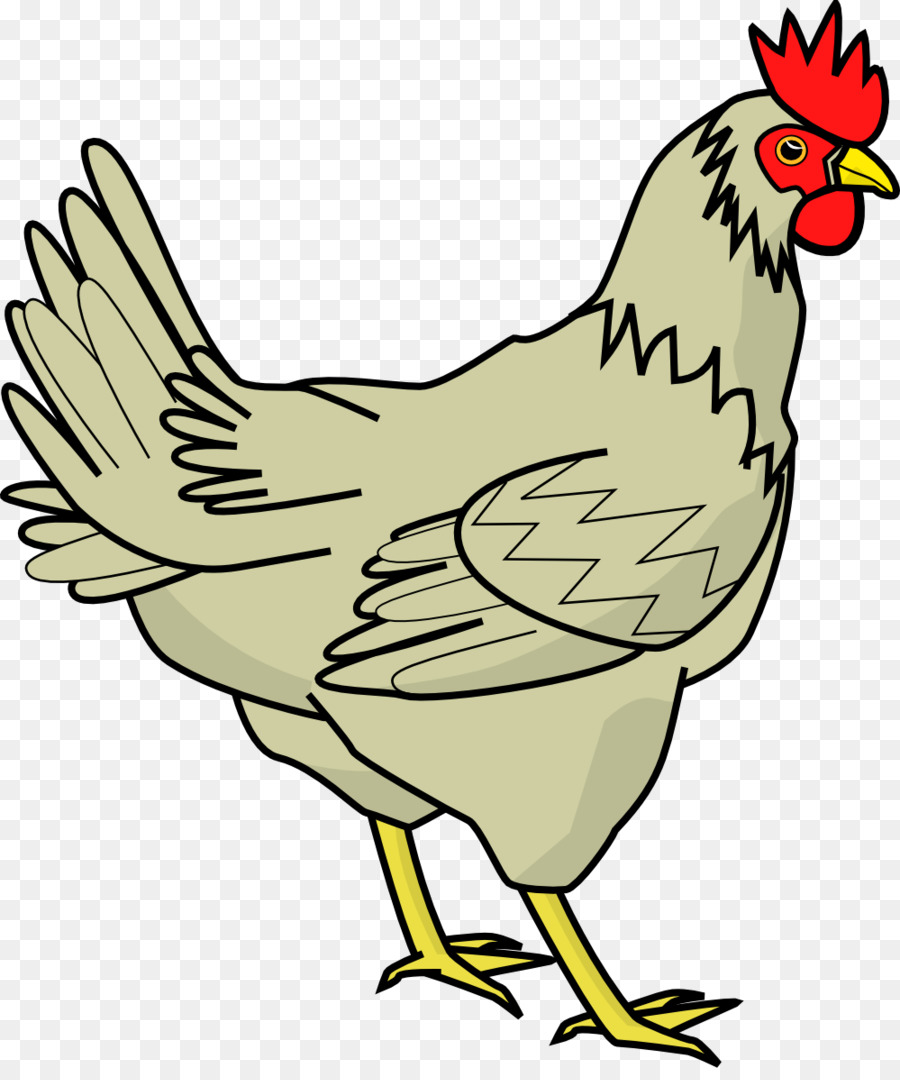 Cochin chicken Rooster The Little Red Hen Clip art - Chickens Clipart png download - 999*1185 - Free Transparent Cochin Chicken png Download.