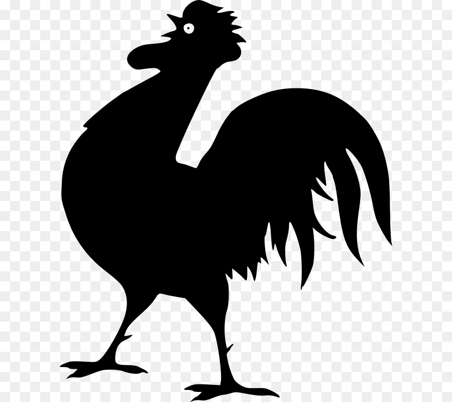 Chicken Silhouette Broiler Rooster Clip art - cock png download - 662*800 - Free Transparent Chicken png Download.