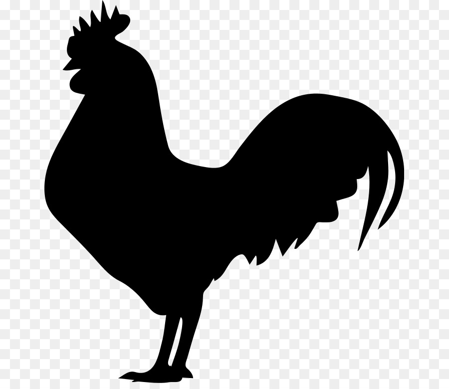 Rooster Chicken Silhouette Clip art - rooster png download - 721*768 - Free Transparent Rooster png Download.
