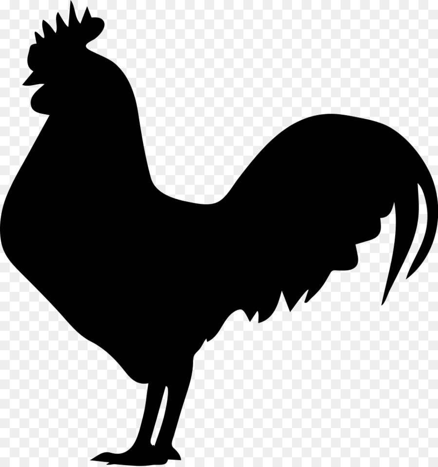 Stencil Rooster Chicken Silhouette - chicken png download - 962*1024 - Free Transparent Stencil png Download.