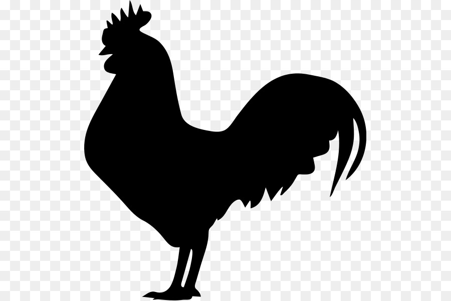 Rooster Sticker Clip art - rooster Silhouette png download - 563*599 - Free Transparent Rooster png Download.