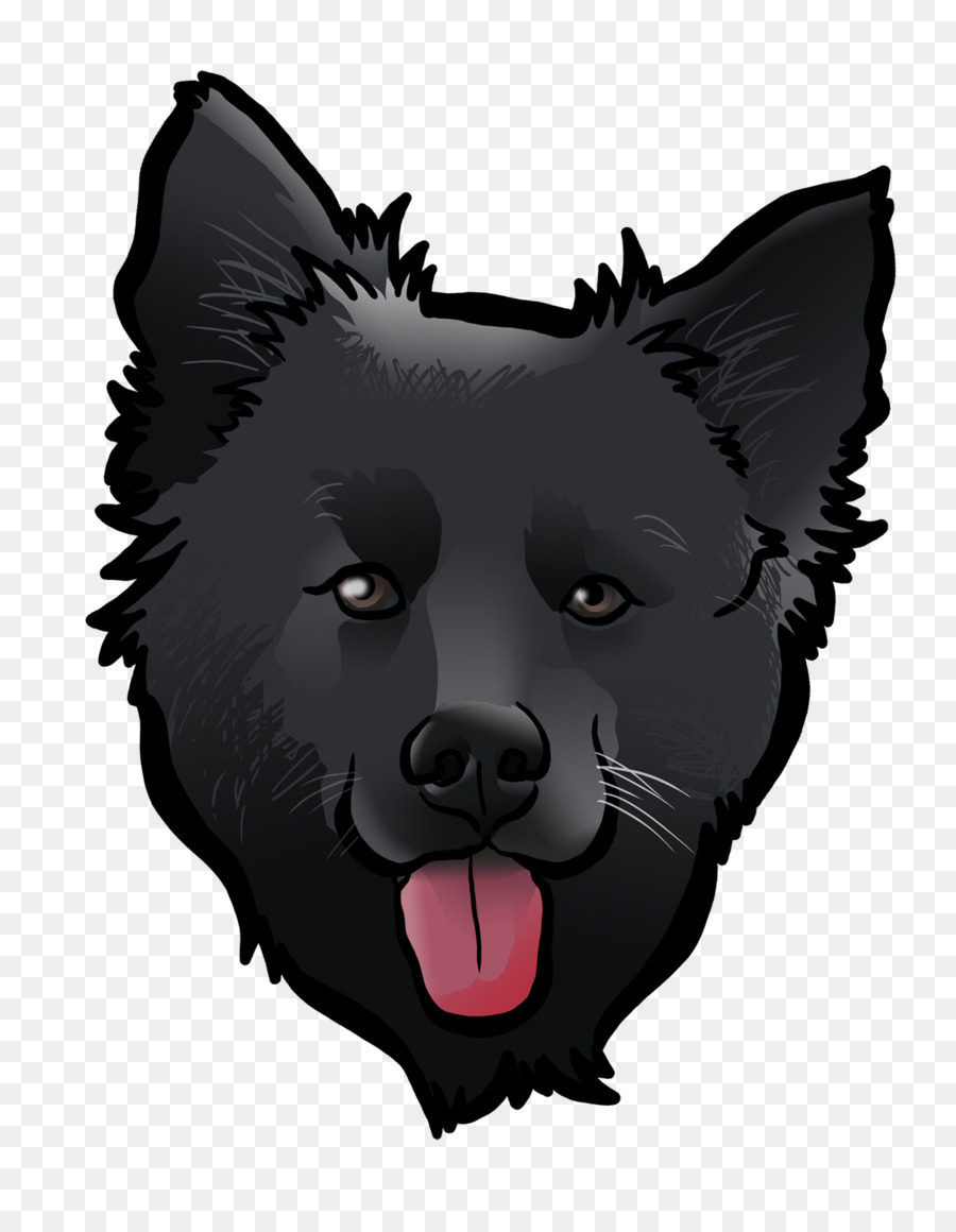 Schipperke Dog breed Pug Chihuahua Art - mean dog png download - 1200*1543 - Free Transparent Schipperke png Download.