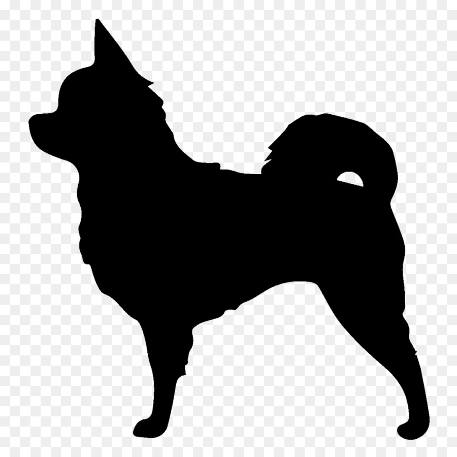 Long-haired Chihuahua Scottish Terrier Silhouette Watercolor painting - chihuahua png download - 1024*1024 - Free Transparent Chihuahua png Download.